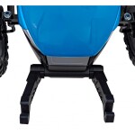 Mamido Dětský elektrický traktor BLAST s přívěsem 2x200W modrý