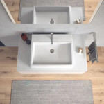 DURAVIT - Vero Air Umyvadlová mísa 600x470 mm, s přepadem, otvor pro baterii, WonderGliss, bílá 23526000001