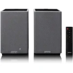 Lenco SPB-240BKGY šedo-černá / Regálové reproduktory / 2.0 / 80 W RMS / Bluetooth 5.3 / USB (SPB-240BKGY)