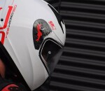 Helma na motorku Xrc DS Concept glossy white - L / bílá