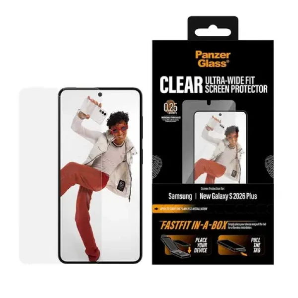 PanzerGlass Samsung Galaxy S26+ s bezprašným aplikačním boxem (PG48332)