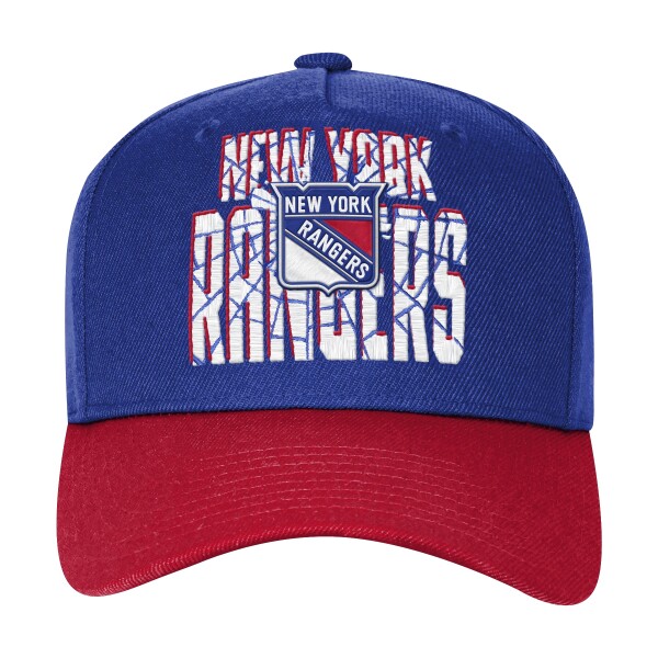 Outerstuff Dětská kšiltovka New York Rangers NHL Icebound Pro Crown