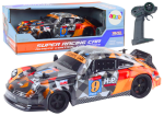 Mamido RC auto na dálkové ovládání 1:18 s gumovými koly Drift oranžové