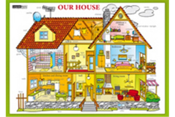 Our House / Náš dům - Naučná karta - Eva Tinková