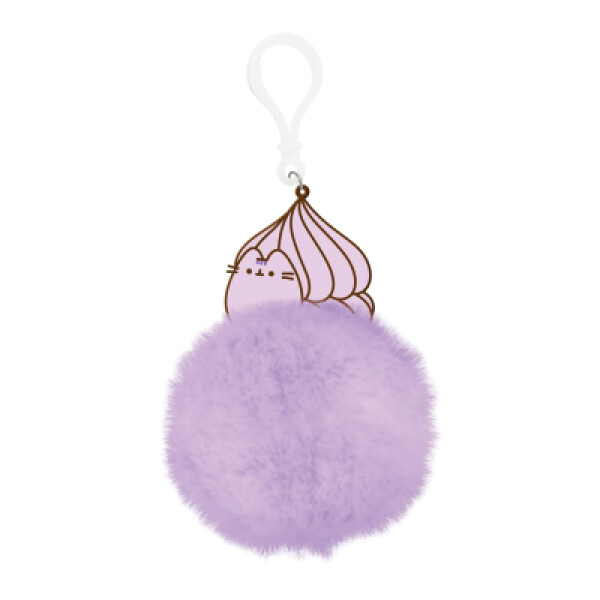 Pusheen pom pom klíčenka