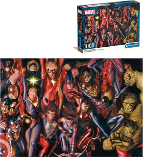 Puzzle Marvel 1000 dílků - Clementoni