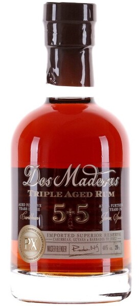 Dos Maderas PX Triple Aged 5+5 Rum 40% 0,2 l (holá lahev)