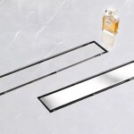 REA - Odtokový žlab Neox BRUSH NICKEL 70 REA-G2502