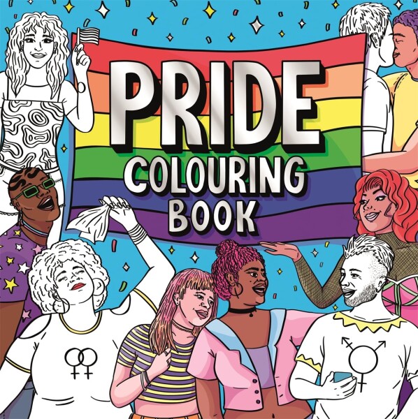 Pride, antistresové omalovánky, kolektiv