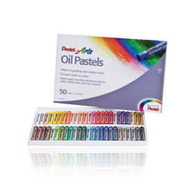 Pentel olejové pastely sada 50 barev