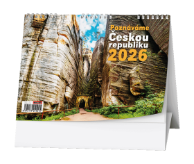 Stolní kalendář 2026 Baloušek - Poznáváme Českou republiku