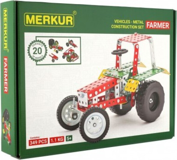 Merkur Farmer Set 341 dílů, 20 modelů