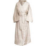 GREEN GATE Bavlněné kimono Jacquard Wilja Beige, béžová barva