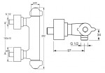 HANSA - Medipro Termostatická sprchová baterie, Thermo Cool, chrom 58080201