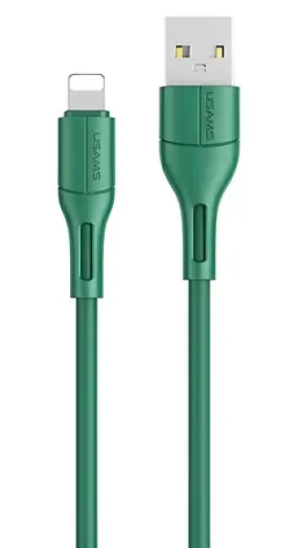 USAMS U68 SJ500 zelená / Nabíjecí a datový kabel / Lightning / 1 m / 2 A (SJ500USB04)