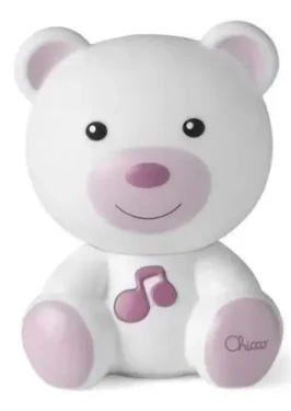 Chicco noční světlo medvídek růžové