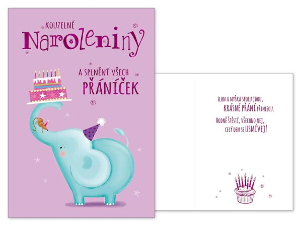 Přání k narozeninám pro holčičky MFP Přání k narozeninám pro holčičky MFP