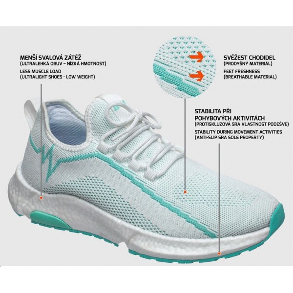 Bennon Polobotka MEADOW OB WHITE LOW bílá vel 45