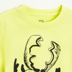 Tričko s krátkým rukávem s broukem -žluté - 92 YELLOW