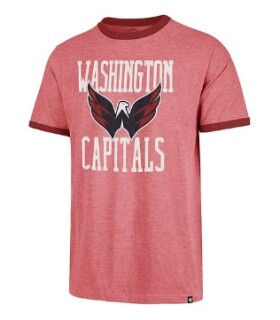 47 Brand Pánské Tričko Washington Capitals Belridge '47 CAPITAL RINGER Tee Velikost: XS