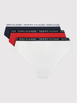 Dámské tanga 3pack - UW0UW02829 - 0WS - Tommy Hilfiger L směs barev