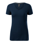 Action V-neck tričko dámské námořní modrá 2XL