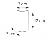 Gedy - ALTEA sklenka na postavení, bambus AL9835