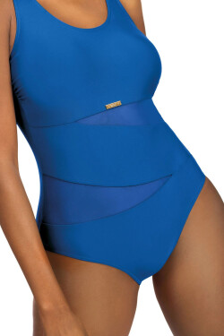 Dámské jednodílné plavky S36 29 Fashion sport SELF světle modrá