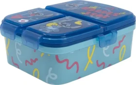 STOR XL Multi Box na svačinu Stitch / Box na svačinu / 3 přihrádky / bez BPA (75099)