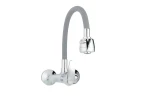 JB Sanitary Nástěnná baterie SLIM, rozteč 100 mm, šedé flexi ramínko A10 33 98