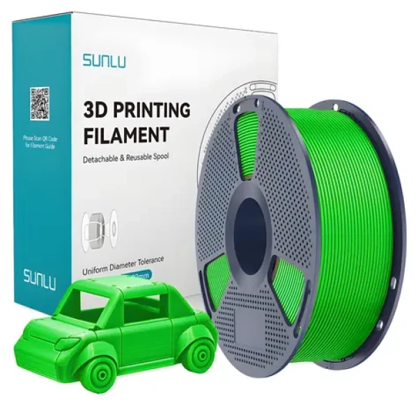 Sunlu PETG zelená / Filament / PETG / 1 kg (PETG G)