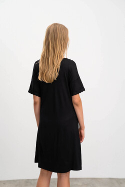 Dámské šaty 16404 vícebarevné Vamp černá- MIX barev 4XL