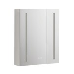 Mereo Koupelnová galerka 60 cm, zrcadlová skříňka, stříbrná CN190