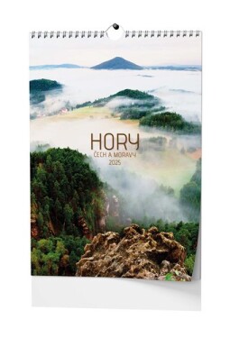 Hory Čech Moravy 2025 nástěnný kalendář
