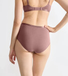 Dámské kalhotky GO Daily Cotton Highwaist - BROWN - sv. hnědé 1141 - SLOGGI BROWN L