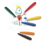 Voskovky Faber-Castell plastové, 6 barev
