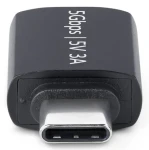 StarTech USB-C - USB-A adaptér černá / Adaptér / USB 3.0 / 5 Gbps / hliníkové tělo (USB31CAADGCP)