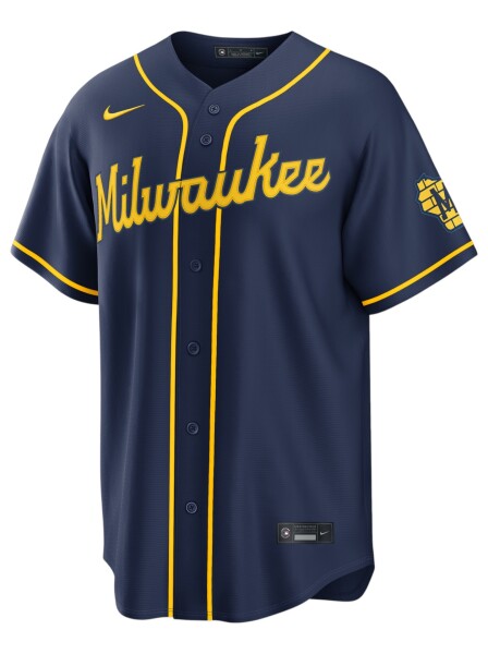 Nike Pánský dres Milwaukee Brewers MLB Stadium Alternate Velikost: L