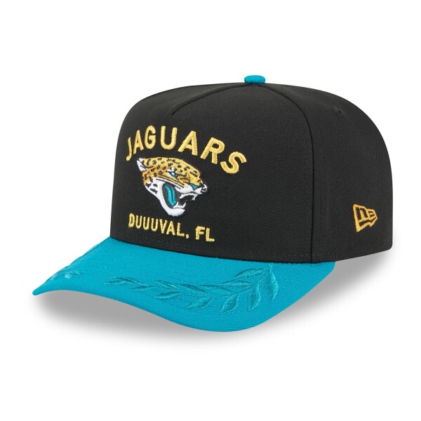 New Era Pánská kšiltovka Jacksonville Jaguars NFL 2025 Draft 9FIFTY A-Frame Snapback