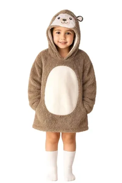 Cozy Noxxiez CH309 Ježek - hřejivá televizní mikinová deka s kapucí pro děti 3 - 6 let (20-CH309)