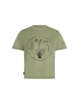 ICEBREAKER Wmns Mer 150 Tech Lite SS Crop T Seed Stor, Lichen velikost: M