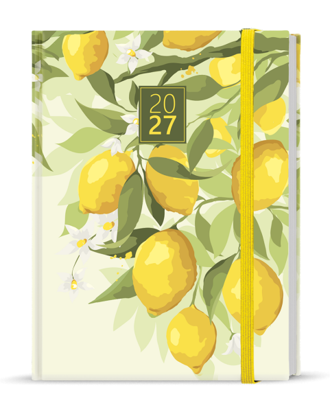 Týdenní diář 2027 Baloušek Prokop Lamino B6 Citron