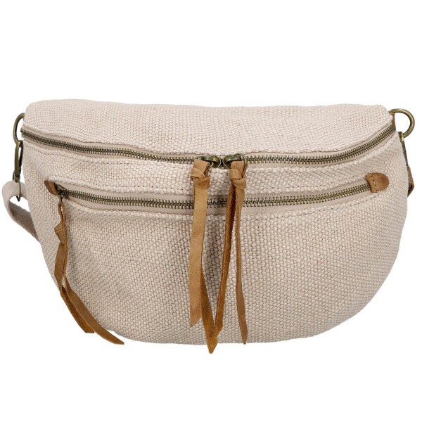 Trendy dámská textilní ledvinka Lena, růžová