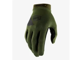 100% Ridecamp pánské rukavice Army Green/Black vel.