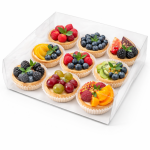 Cake star plastový box na dort nebo dezerty 24 x 21 x 10 cm