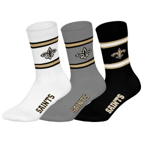 Pánské ponožky New Orleans Saints NFL Huddle Crew (3 páry) Velikost: 43–46