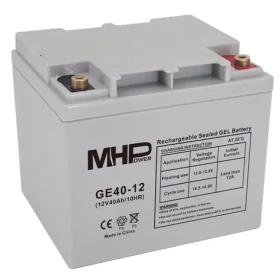 Carspa MHPower GE40-12 / Gelový akumulátor / VRLA GEL / 12V / 40Ah / Deep Cycle (GE40-12)