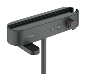 HANSGROHE - ShowerTablet Select Termostatická vanová baterie, kartáčovaný černý chrom 24340340