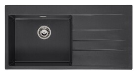 Granitový dřez Reginox Breda 10, R33586, Black Silvery R33586