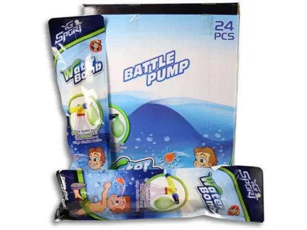 MaDe 91939 - Vodní pumpa s balonky 31cm, různěbarevné